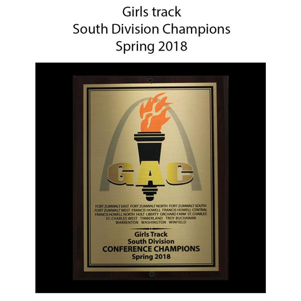 2018 Girls track South Division Champions Spring 